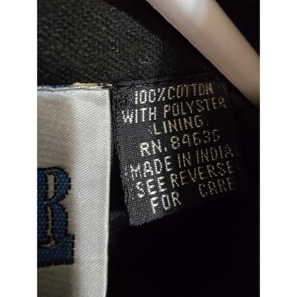 Stone River Western Wear Medium Beaded Fringe Black Snap Front Jacket - Picture 3 of 12